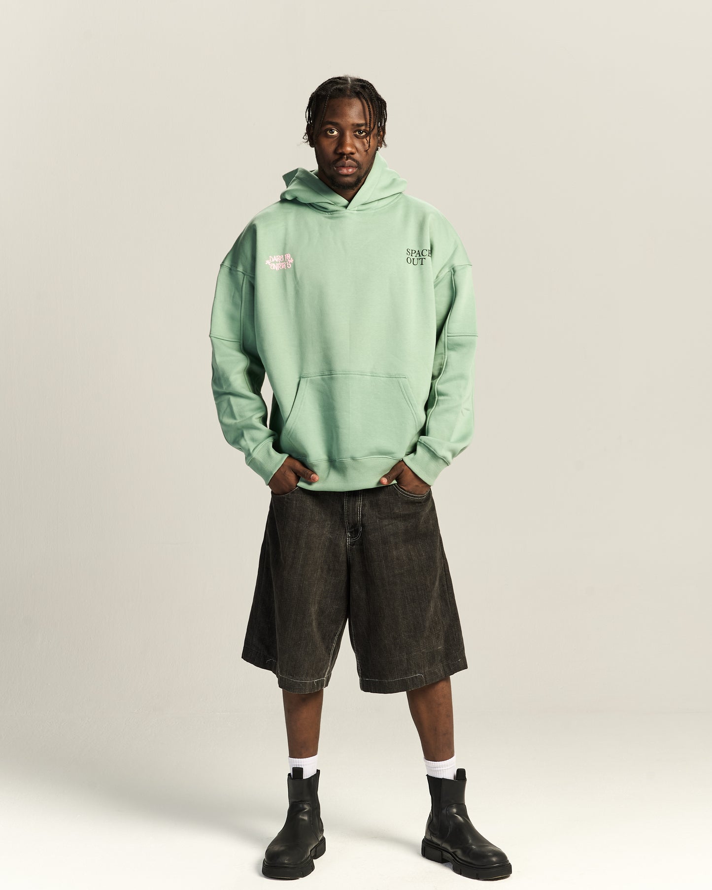 Baron Empain Mint Green Hoodie
