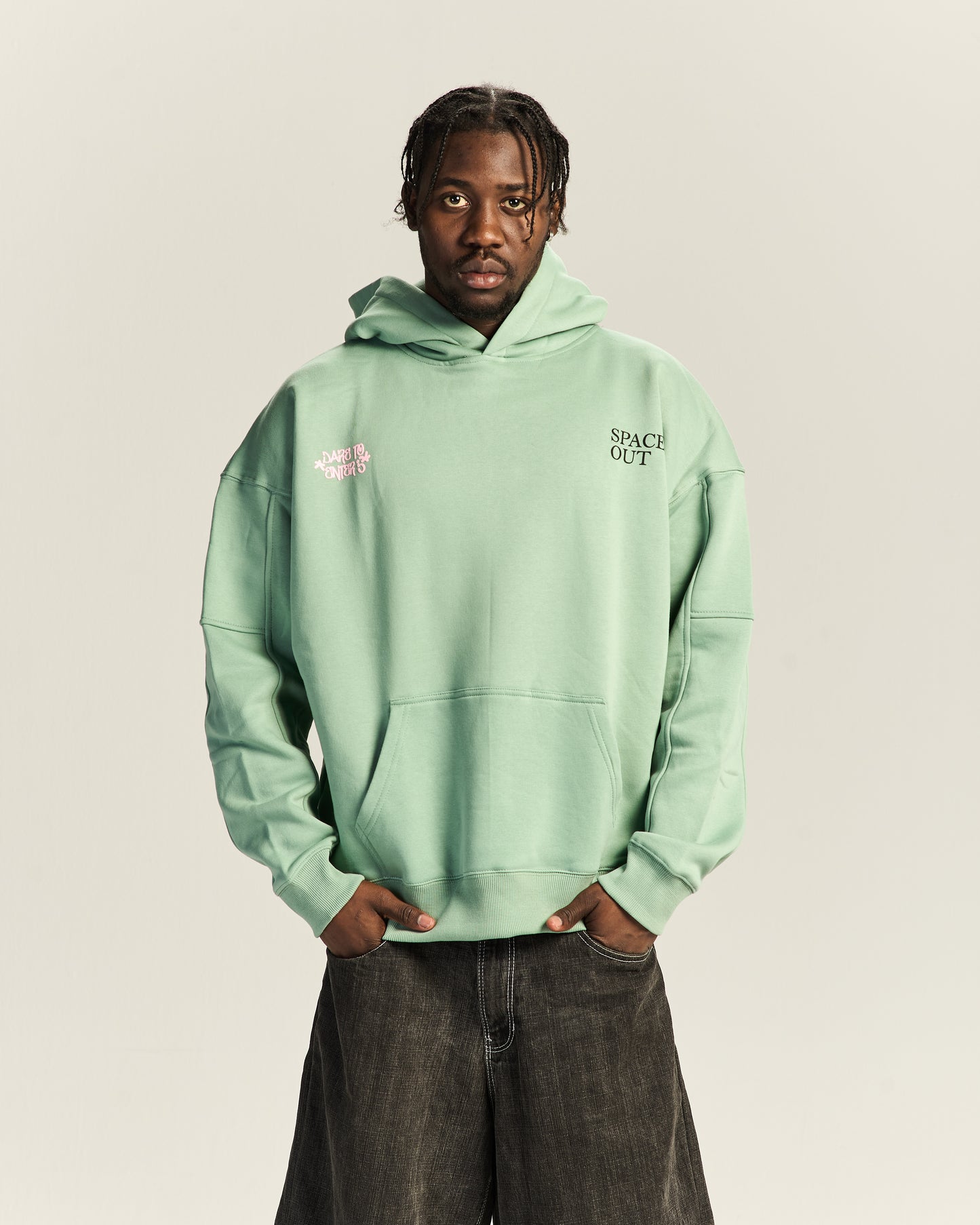 Baron Empain Mint Green Hoodie