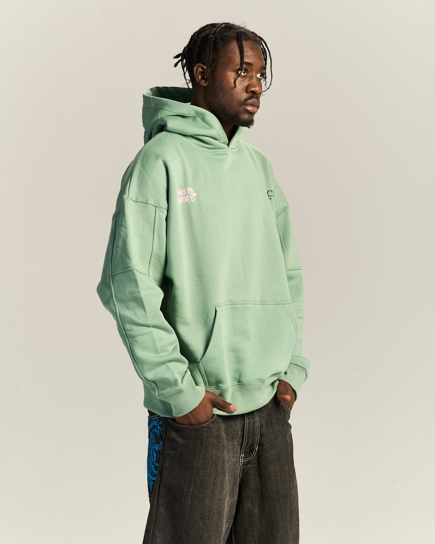 Baron Empain Mint Green Hoodie