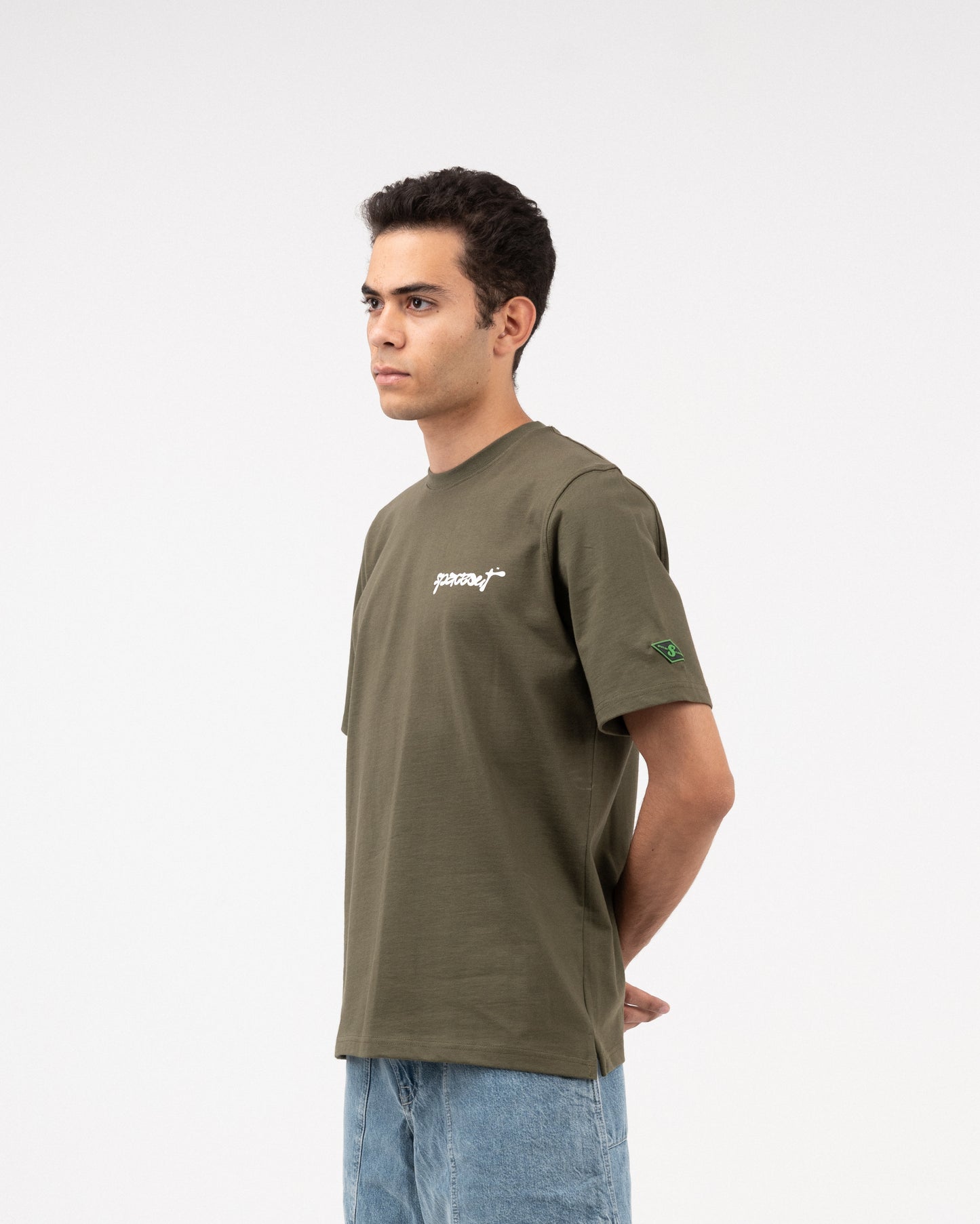 Spaceout essentials Olive Tee