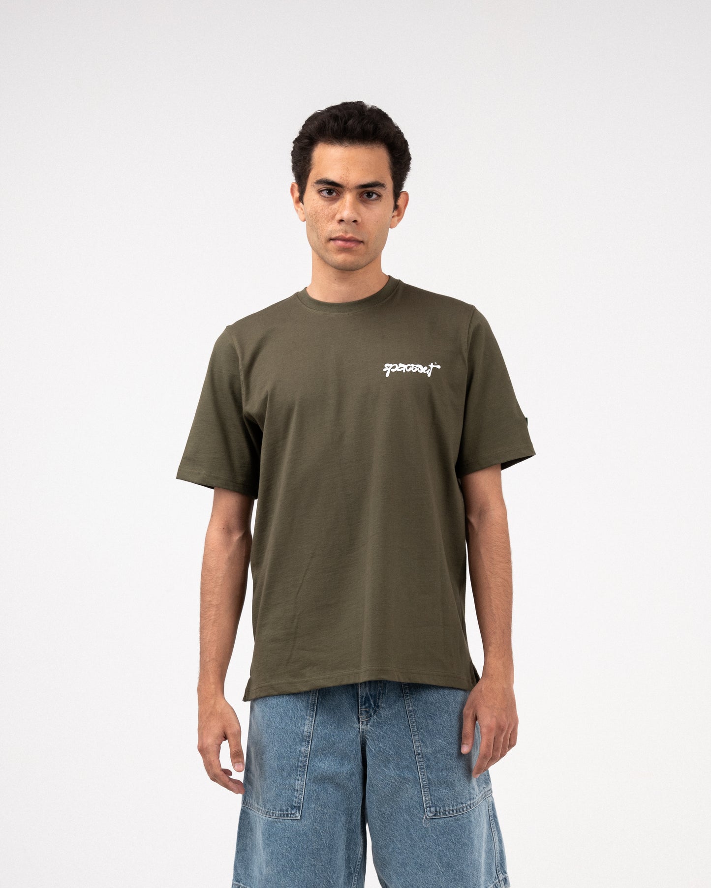 Spaceout essentials Olive Tee