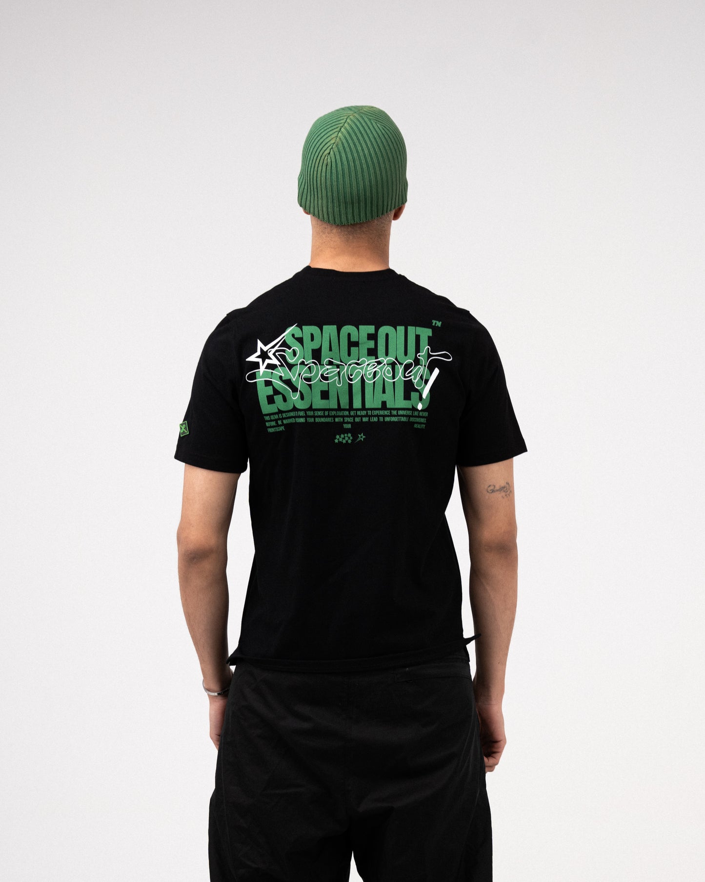 Spaceout essentials Black Tee