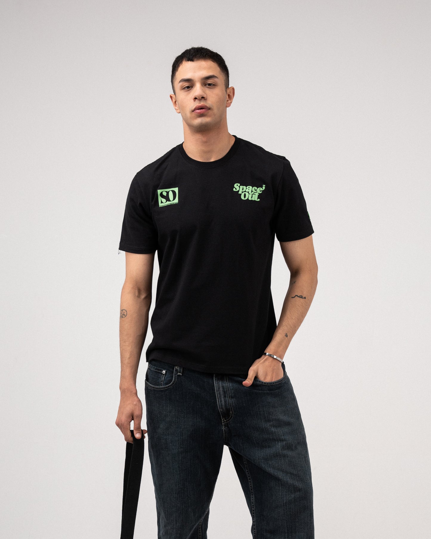 Black Spaceout SO Logo Tee