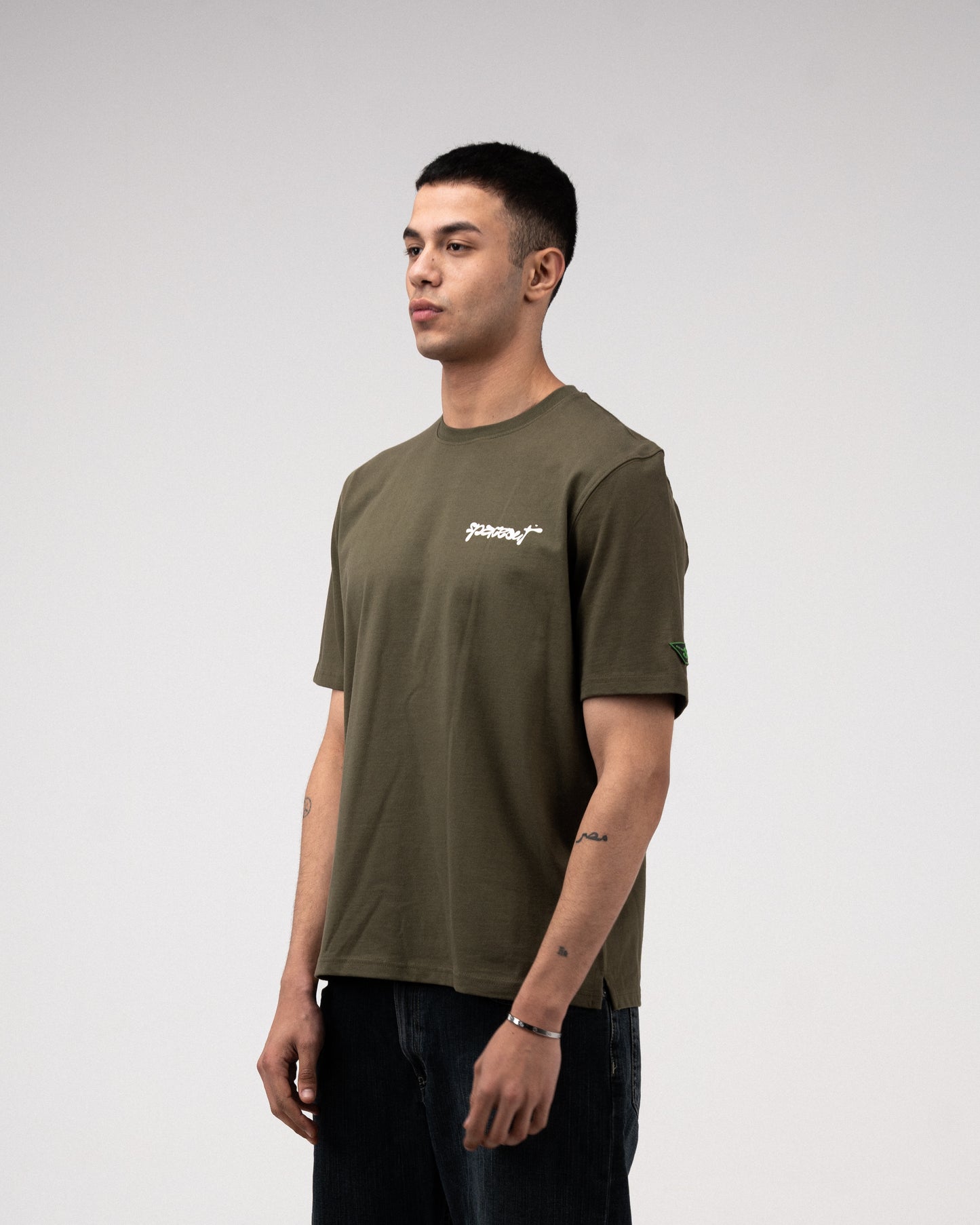 Spaceout essentials Olive Tee